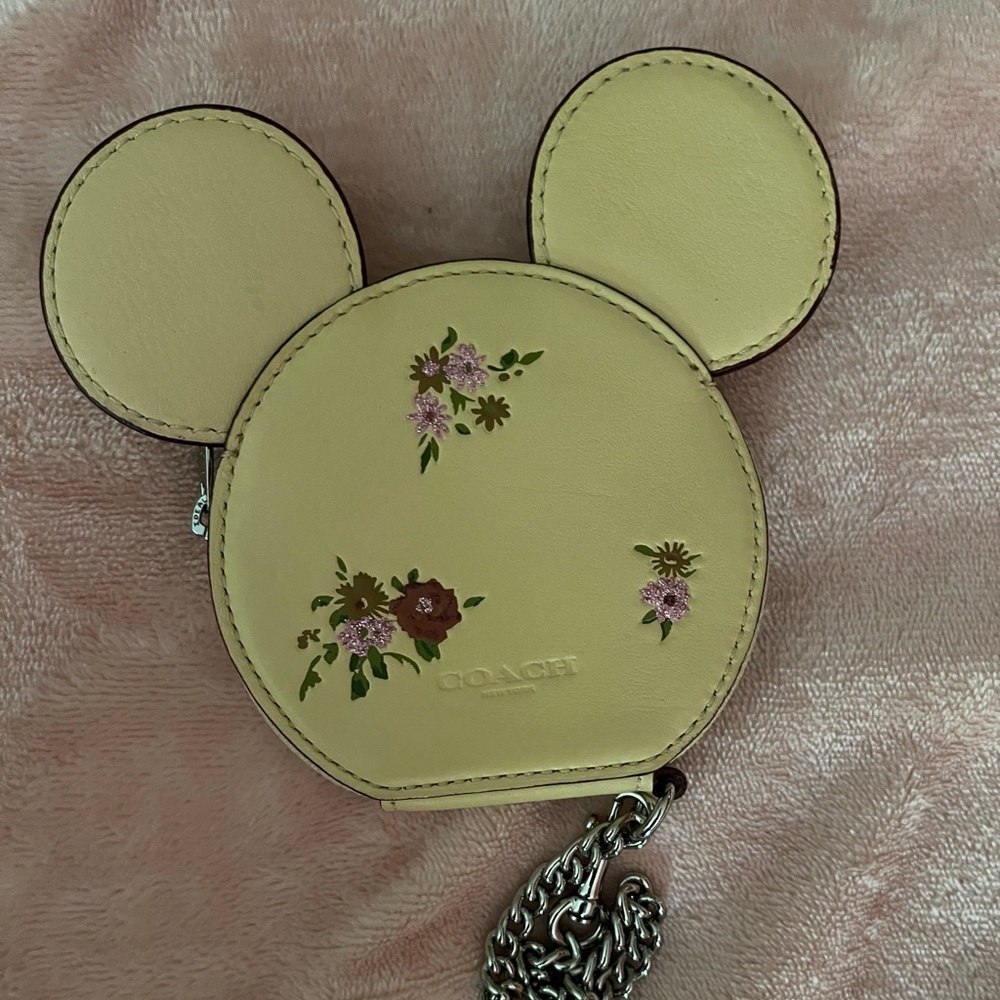 NWT! Coach HTFDisney Mickey Mouse floral 4 piece tote set. Firm!!! - Picture 14 of 16